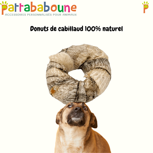 Donuts de peau de cabillaud 100% naturel