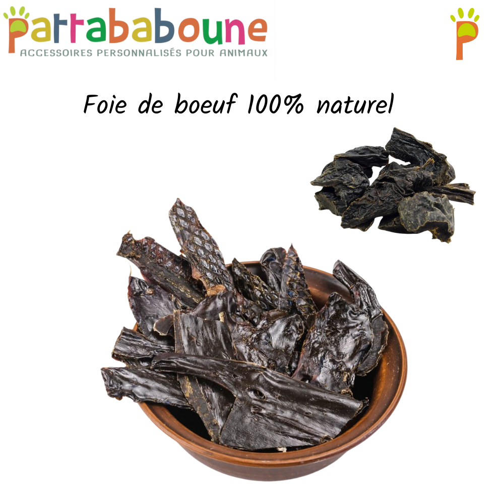 Foie de boeuf pour chien 100 % naturel