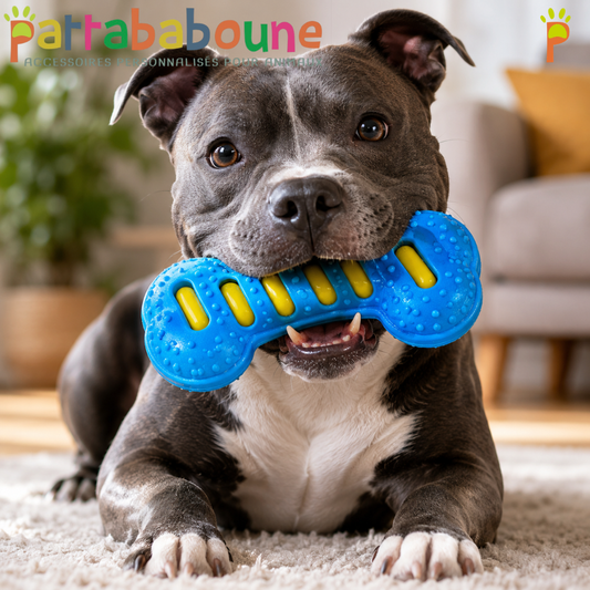 Jouet Os pour chien pouic pouic