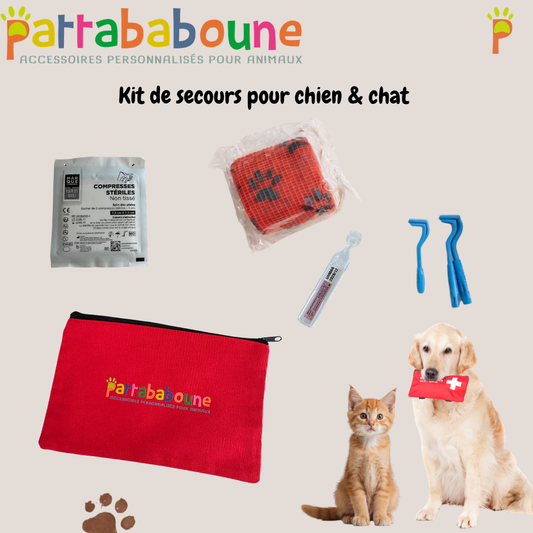 Pochette de secours pour chien et chat - Pattababoune