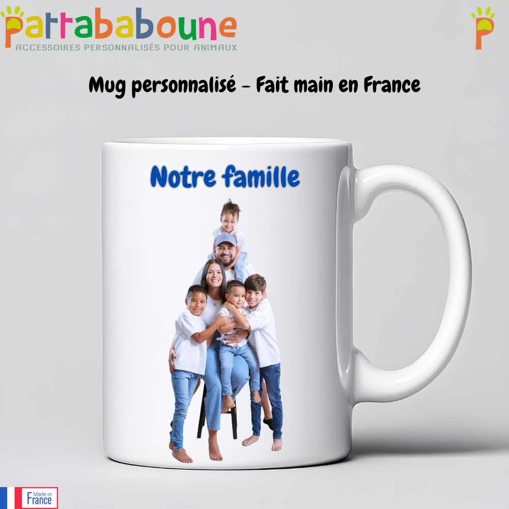Mug personnalisé - Fait à la main en France