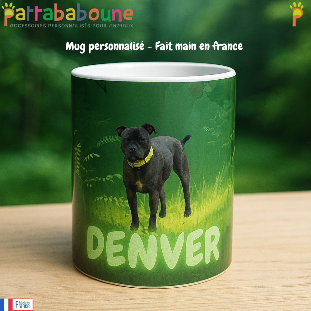 Mug personnalisé animal - Fait à la main en France