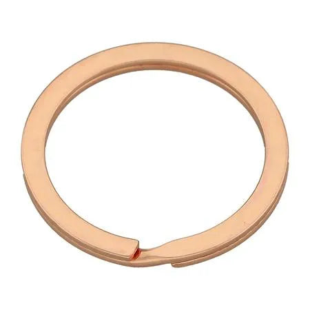 Boucle médaille Or Rose