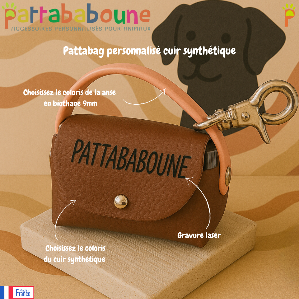 Pattabag personnalisé cuir synthétique