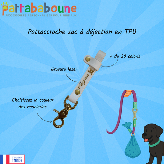 Pattaccroche sac à déjection d'Appy pour chien en TPU 16 mm