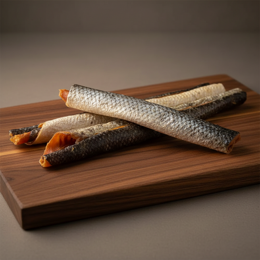100% Natural Salmon Skin - For dogs, cats, and ferrets
