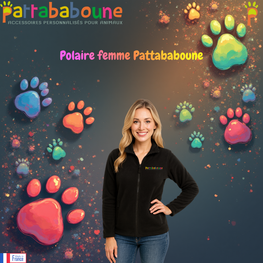 Polaire femme Pattababoune - Veste chaude et douce