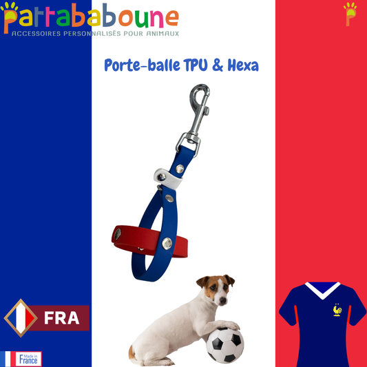 Porte-balle personnalisé pour chien en hexa ou TPU 16 & 25 mm
