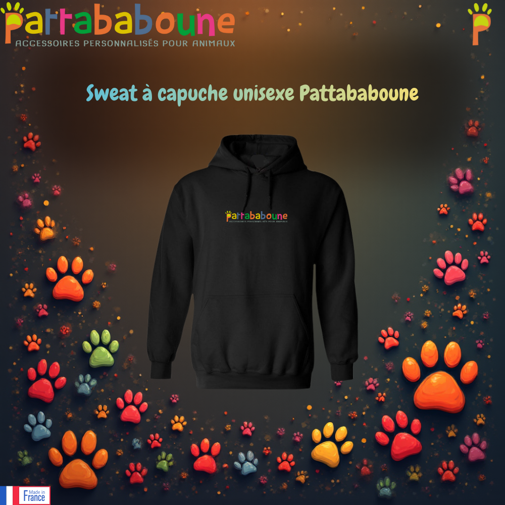 Sweat à capuche unisexe Pattababoune